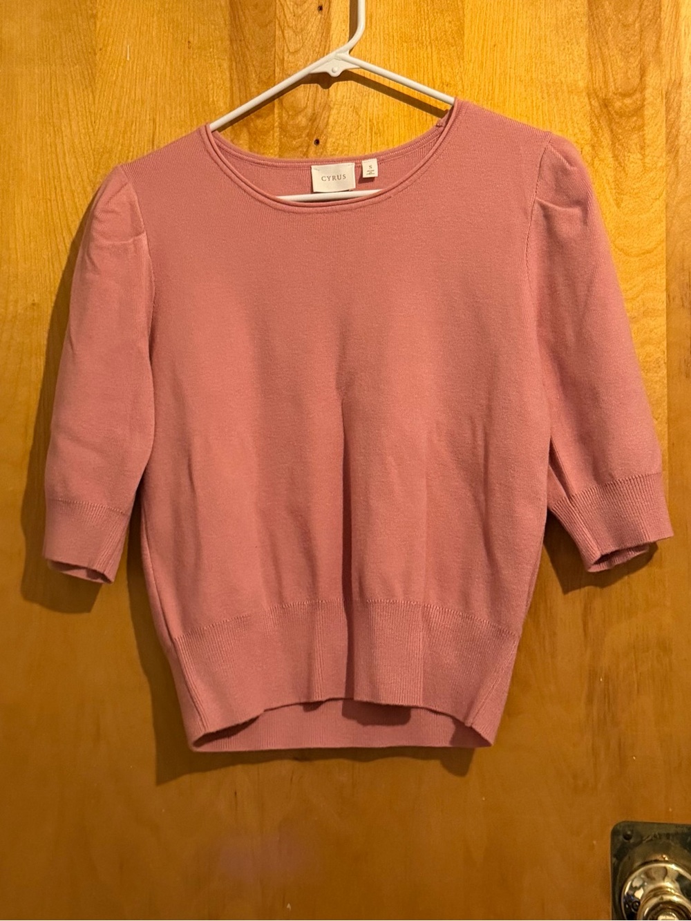Cyrus Crewneck Short-Sleeve Sweater